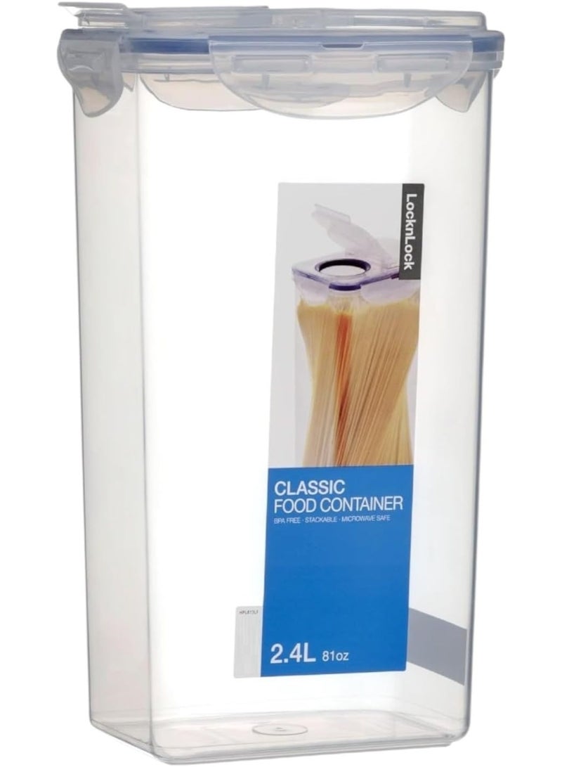 لوك آند لوك حاوية تخزين طعام كلاسيكية محكمة الإغلاق بغطاء قلاب سعة 2.4 لتر - Image 1